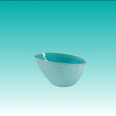 ../frankl24shop/Türkis a la plage turquiose - Schale tief 10 cm